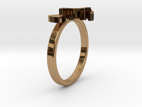 Mother-Son Ring - Motherhood Collection in Polished Brass: 4.5 / 47.75