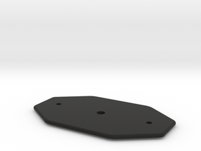 MK Chestbox lock Plate in Black Natural Versatile Plastic