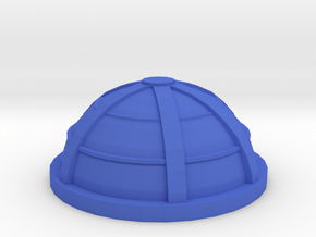 Game Piece, Habitat Dome in Blue Processed Versatile Plastic