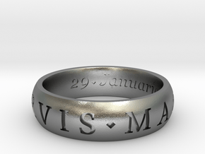 Sir Francis Drake Ring in Natural Silver: 9.75 / 60.875
