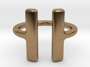 PAUSE Ring size 6 (M) in Natural Brass