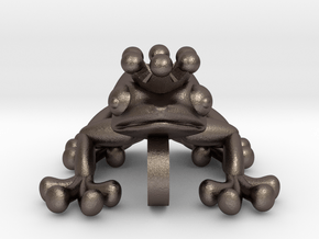 Young FROG in Polished Bronzed Silver Steel