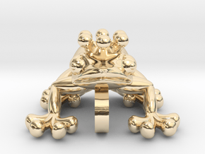 Young FROG in 14k Gold Plated Brass