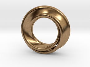 Mobius Strip in Natural Brass