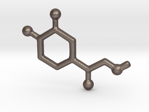 Molecules - Adrenaline in Polished Bronzed Silver Steel