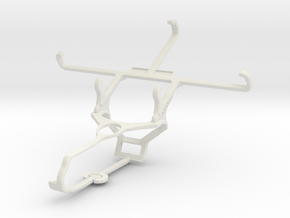 Controller mount for Steam & BLU Life Mark - Front in White Natural Versatile Plastic
