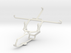 Controller mount for Steam & BLU Pure XR - Front in White Natural Versatile Plastic