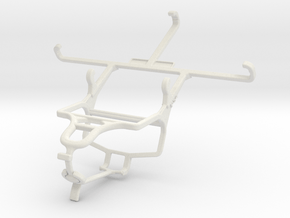 Controller mount for PS4 & BLU Studio Selfie 2 in White Natural Versatile Plastic