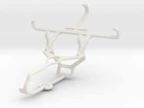 Controller mount for Steam & Celkon A355 - Front in White Natural Versatile Plastic
