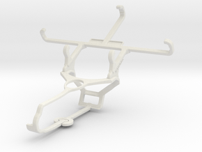 Controller mount for Steam & Celkon A407 - Front in White Natural Versatile Plastic