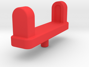 Leg Gun Adapter in Red Processed Versatile Plastic