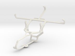 Controller mount for Steam & HTC One M9 - Front in White Natural Versatile Plastic