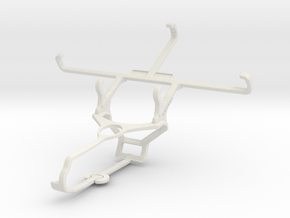 Controller mount for Steam & HTC One S9 - Front in White Natural Versatile Plastic