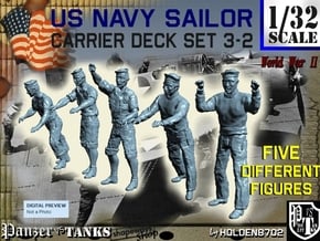 1-32 US Navy Carrier Deck Set 3-2 in Tan Fine Detail Plastic