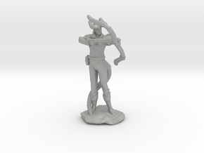 Tiefling Ranger with Bow in Aluminum