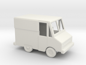 1/144 Scale Crew Van in White Natural Versatile Plastic