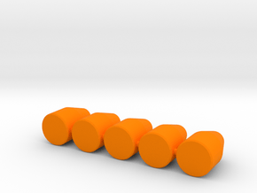9mm 115 Gr JHP in Orange Processed Versatile Plastic