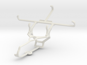 Controller mount for Steam & LG Bello II - Front in White Natural Versatile Plastic
