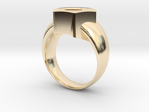 Bague Ecrou - 15 in 14k Gold Plated Brass