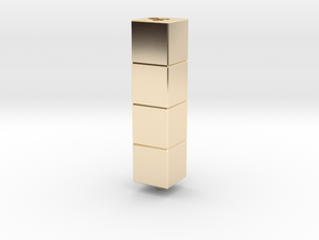 Tower of Pimps (Top Module) in 14K Yellow Gold