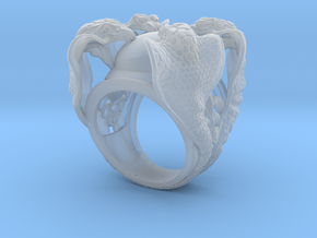 Cobra Ring in Smooth Fine Detail Plastic: 11 / 64