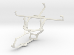 Controller mount for Steam & LG Tribute 2 - Front in White Natural Versatile Plastic