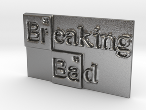 Breaking Bad Logo in Natural Silver