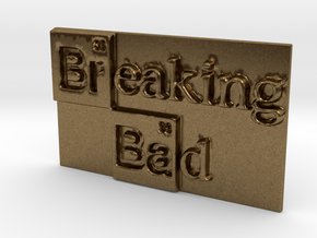 Breaking Bad Logo in Natural Bronze