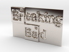 Breaking Bad Logo in Platinum