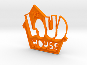 Loud House Logo in Orange Processed Versatile Plastic