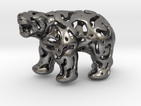 Polar Bear in Polished Nickel Steel