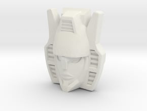 R63 - "Menace" Face (Titans Return) in White Natural Versatile Plastic