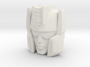 R63 - "Vizar" Face (Titans Return) in White Natural Versatile Plastic