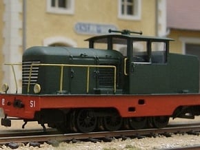 CP51 with side doors HOm/HOe 1:87 in Tan Fine Detail Plastic