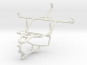 Controller mount for PS4 & Panasonic T45 in White Natural Versatile Plastic