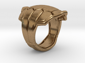 Turtle Shell Ring in Natural Brass: 9 / 59