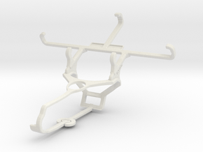 Controller mount for Steam & Plum Axe LTE - Front in White Natural Versatile Plastic