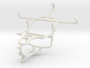 Controller mount for PS4 & Plum Check LTE in White Natural Versatile Plastic
