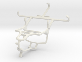 Controller mount for PS4 & Samsung Galaxy S4 mini  in White Natural Versatile Plastic