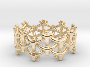 Y-woven Ring in 14K Yellow Gold: 5 / 49