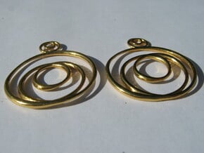Choncoid Earrings in 18K Gold Plated