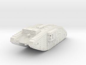 1/160 Mk IV Female Tank in White Natural Versatile Plastic