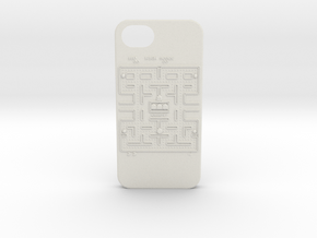 Pac-Man Iphone 5 Case in White Natural Versatile Plastic