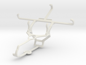 Controller mount for Steam & vivo Y15S - Front in White Natural Versatile Plastic