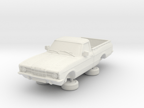 1-87 Ford Cortina Mk3 2 Door P100 Single Hl in White Natural Versatile Plastic