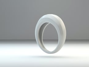Step ring in White Natural Versatile Plastic