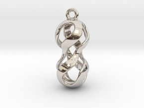 Twisted Earring in Platinum