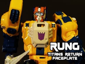 Rung Faceplate (Titans Return-Compatible) in Smooth Fine Detail Plastic