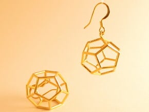 Heaven earrings in 18k Gold Plated Brass
