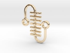 SMC-2 in 14k Gold Plated Brass